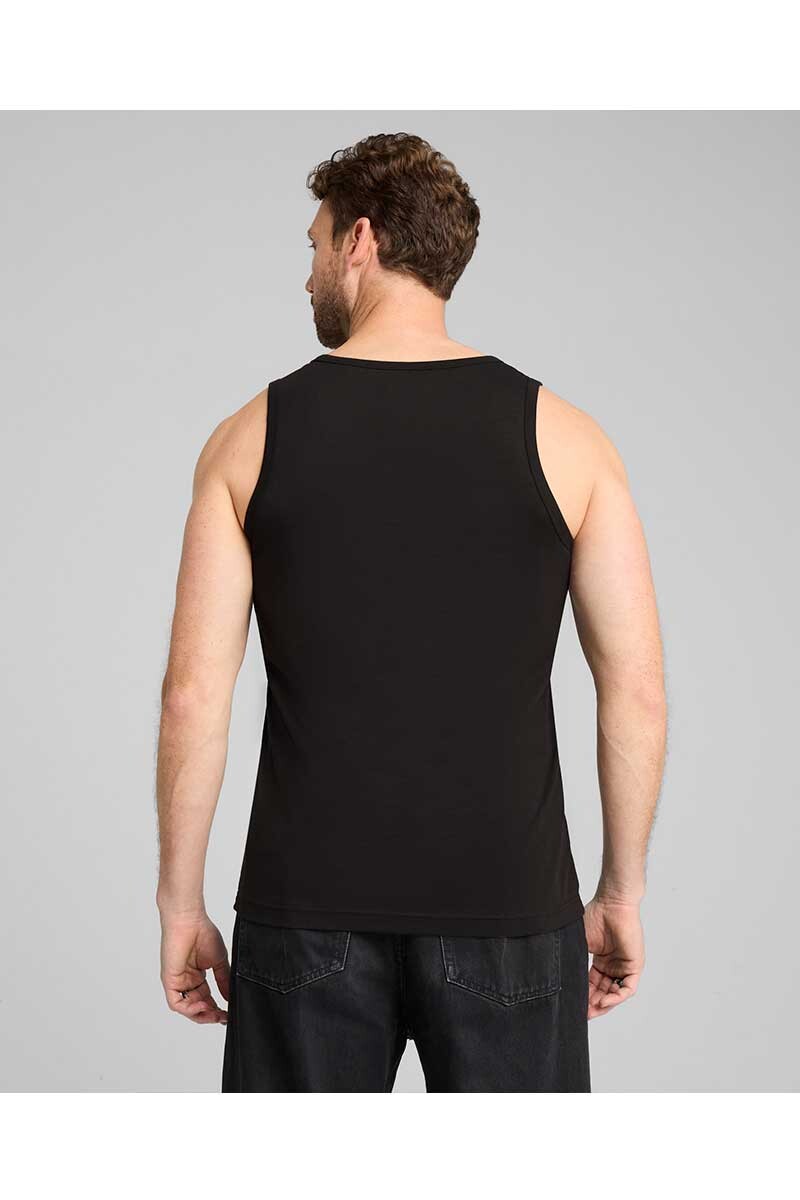 MUSCULOSA PUMA LOGO TANK Negro