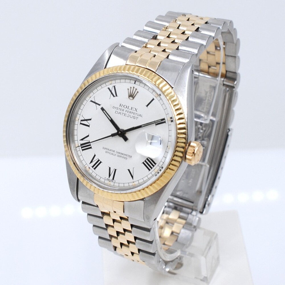 Rolex Datejust 16000 acero y oro 36 mm año 1980 calendario rápido Rolex Datejust 16000 acero y oro 36 mm año 1980 calendario rápido