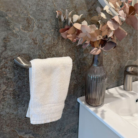 TOALLERO BARRAL CORTO ACCESORIO LINEA EPUYEN GRIS NICKEL GRIS-BRUSHED NICKEL