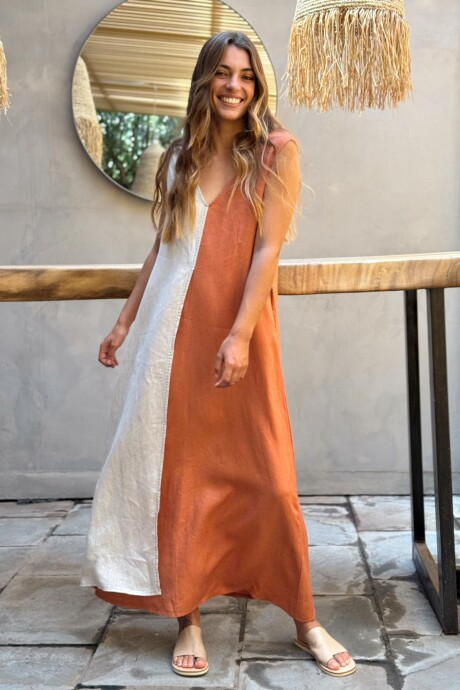 VESTIDO TOSCANA Naranja