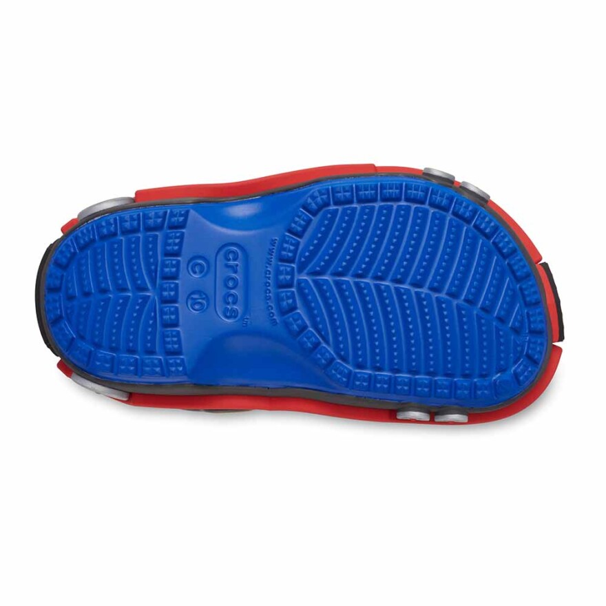 Crocs Classic IAM Train Clog T Niños 1 a 5 años Blue Bolt/carbon