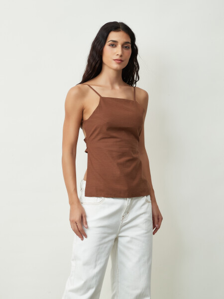 MUSCULOSA OPLA MARRON