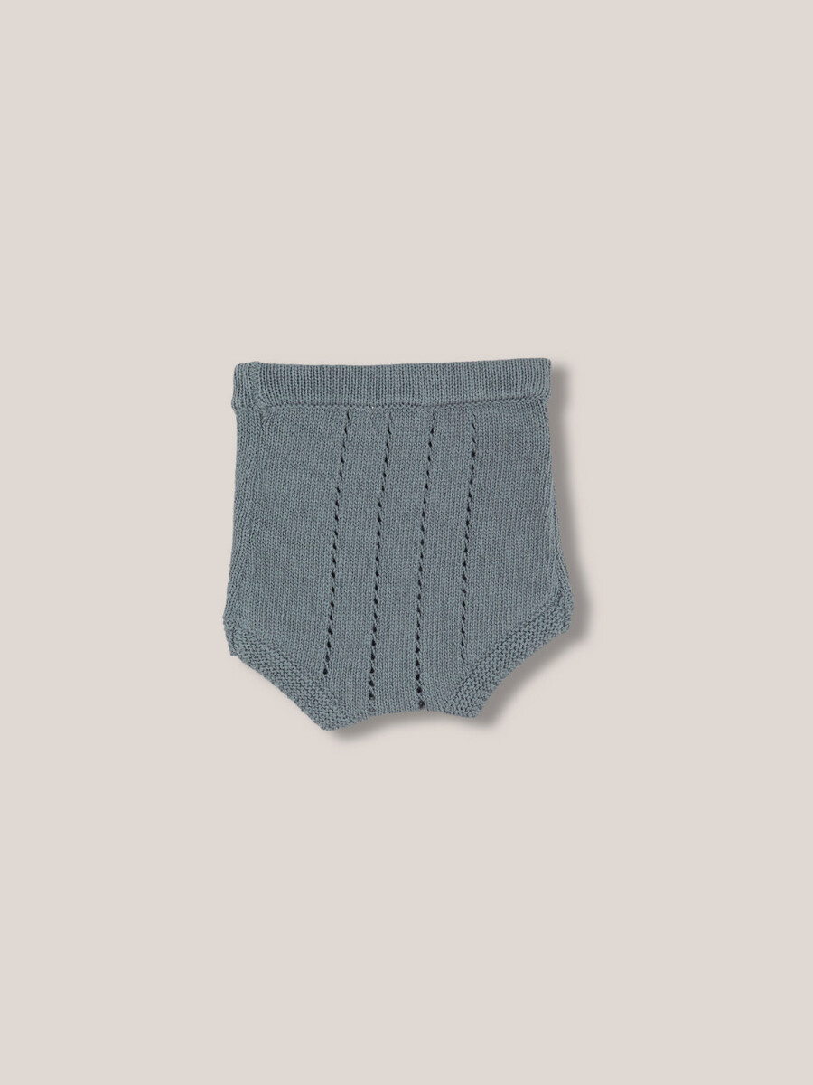 Bombacho Con Desagujados Azul