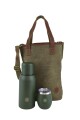 Matera morral de lona Verde