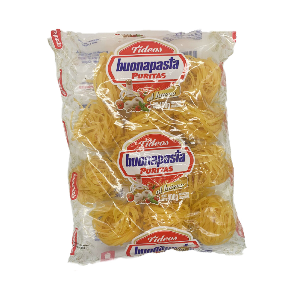 Fideos BUONAPASTA al huevo 400g - Fideos BUONAPASTA al huevo 400g NIDO 