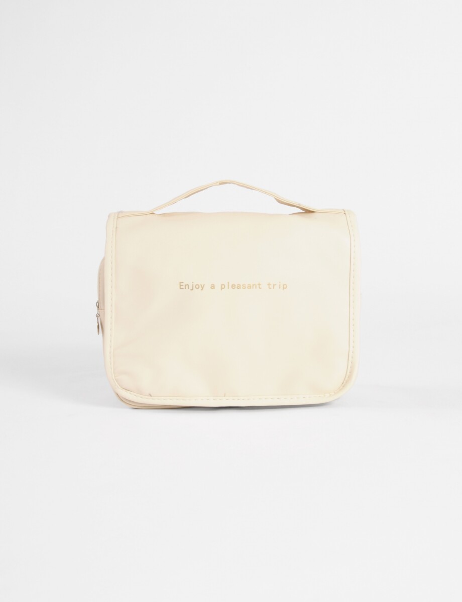 Organizador de viaje colgante - beige 