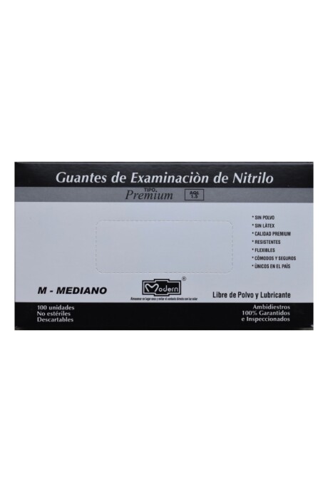 Guantes de nitrilo (negro) caja x 100 unidades Guantes de nitrilo (negro) caja x 100 unidades