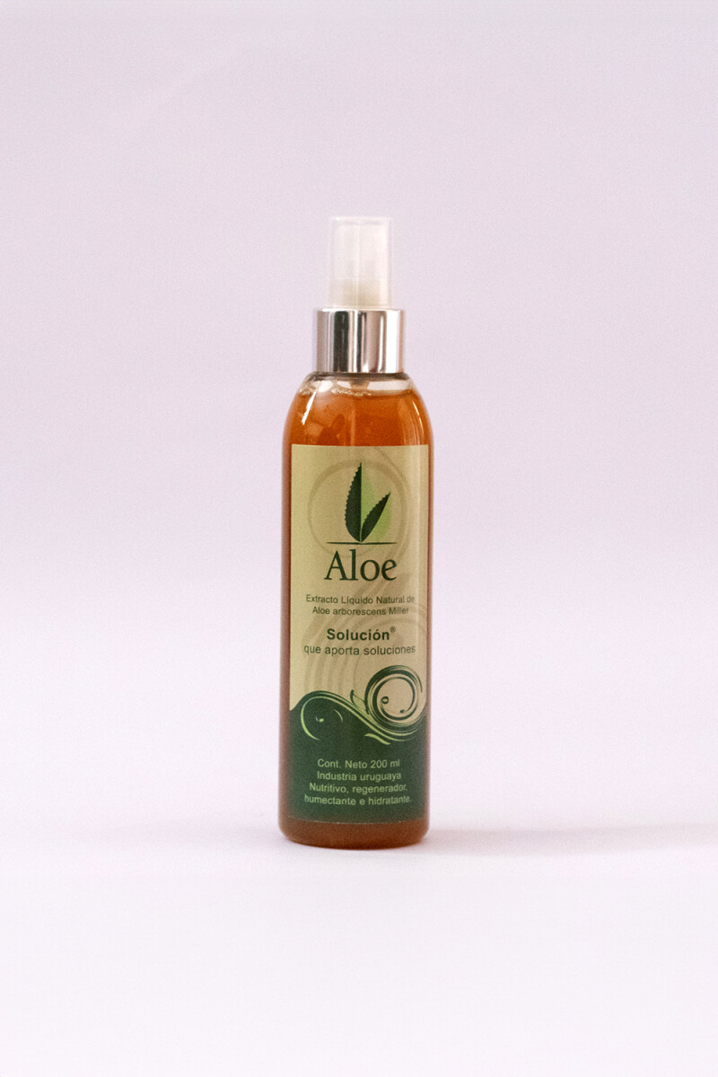 Solución de extracto liquido natural de Aloe en Spray · 200ml Solución de extracto liquido natural de Aloe en Spray · 200ml