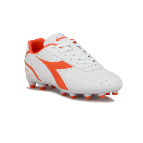 Diadora OPTIMUS Futbol MD Men Blanco-Naranja Blanco-Naranja