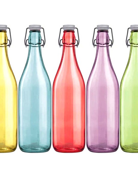 BOTELLA VIDRIO 500LT/H27CM COLORES SURTIDOS BOTELLA VIDRIO 500LT/H27CM COLORES SURTIDOS
