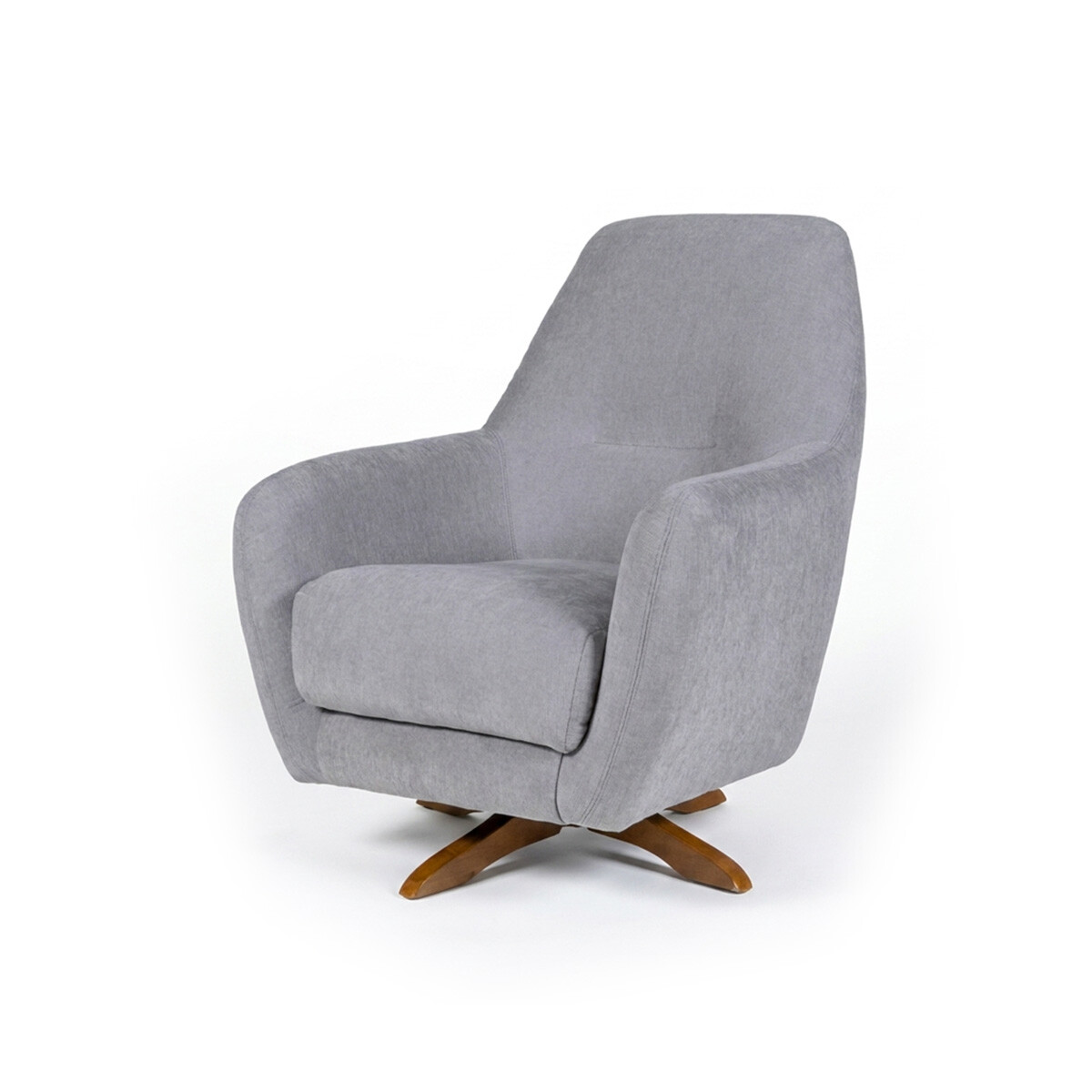 Butaca Mammy Giratoria- Tela Microfibra - 10286 (Gris) 