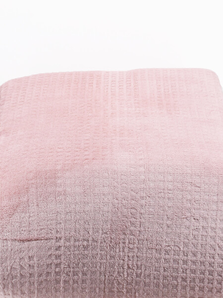 MANTA SHERPA LISA 2 PLAZAS ROSADO