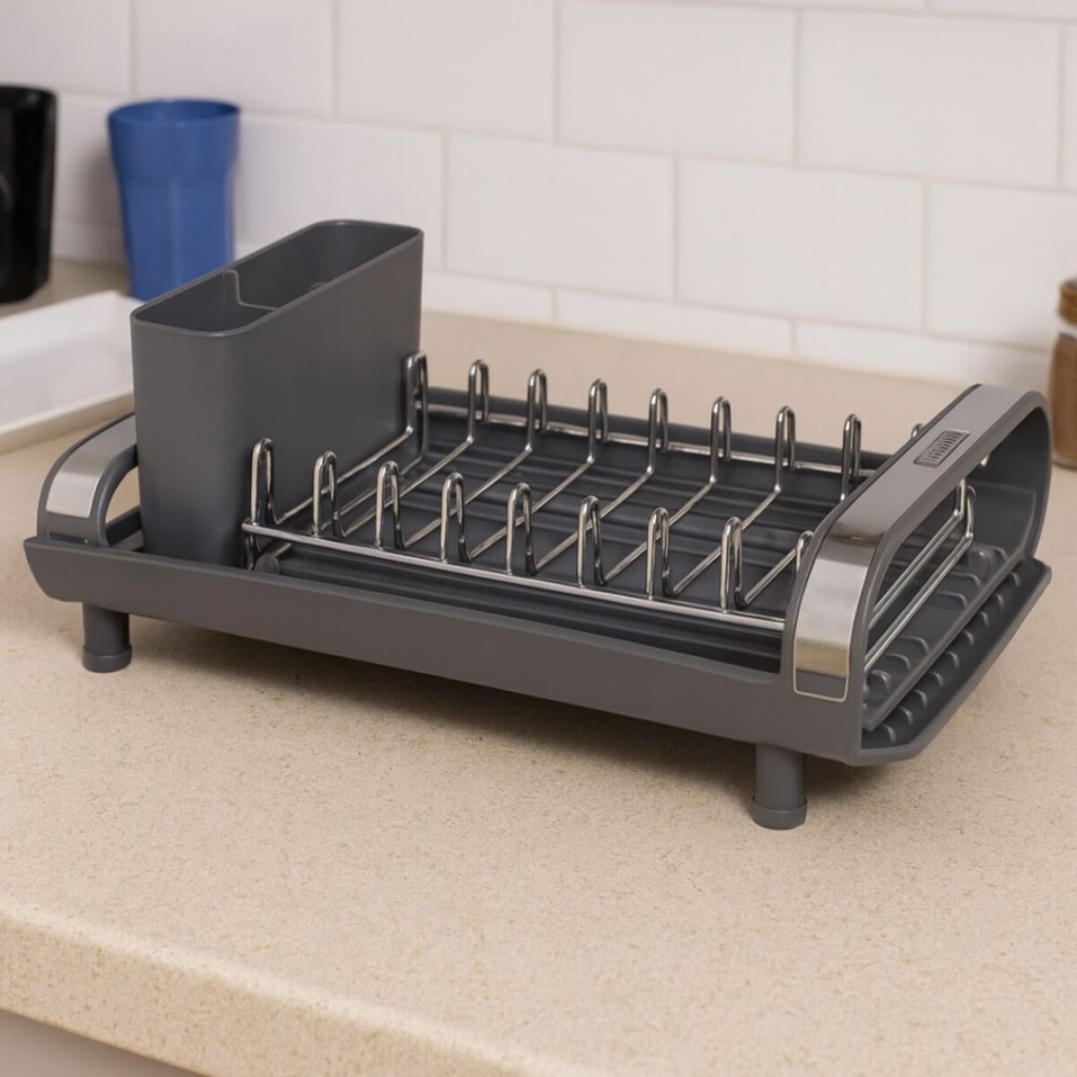 Escurridor de Platos Plegable Tramontina Plurale - GRIS 