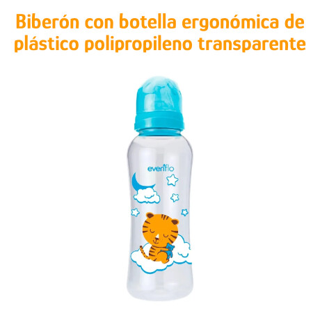 Mamadera Evenflo Dreams Bebés 3-12M 240Ml Tetina Flujo Medio Celeste