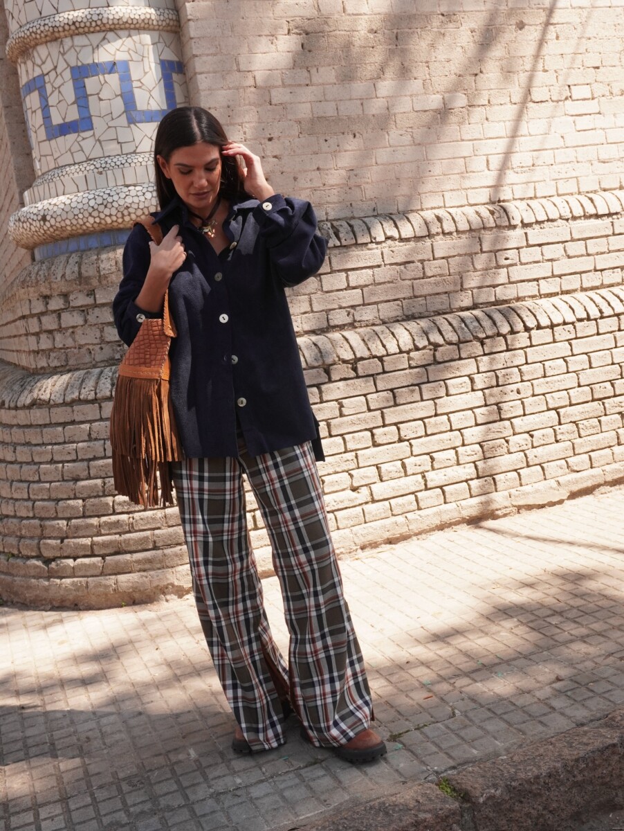 Crazy Pants Vol2 - Cuadrillé Verde Seco / Blanco 