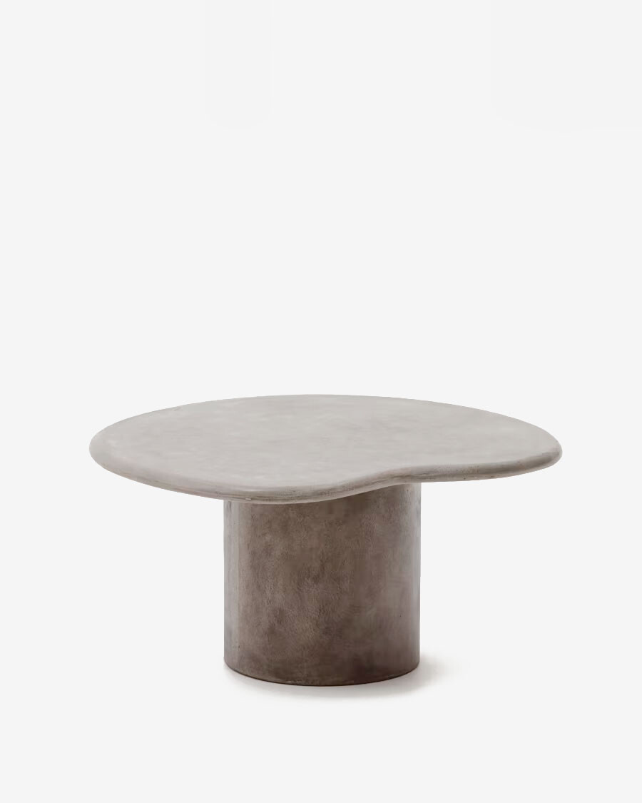Mesa de centro Macarella de cemento 83 x 77 cm