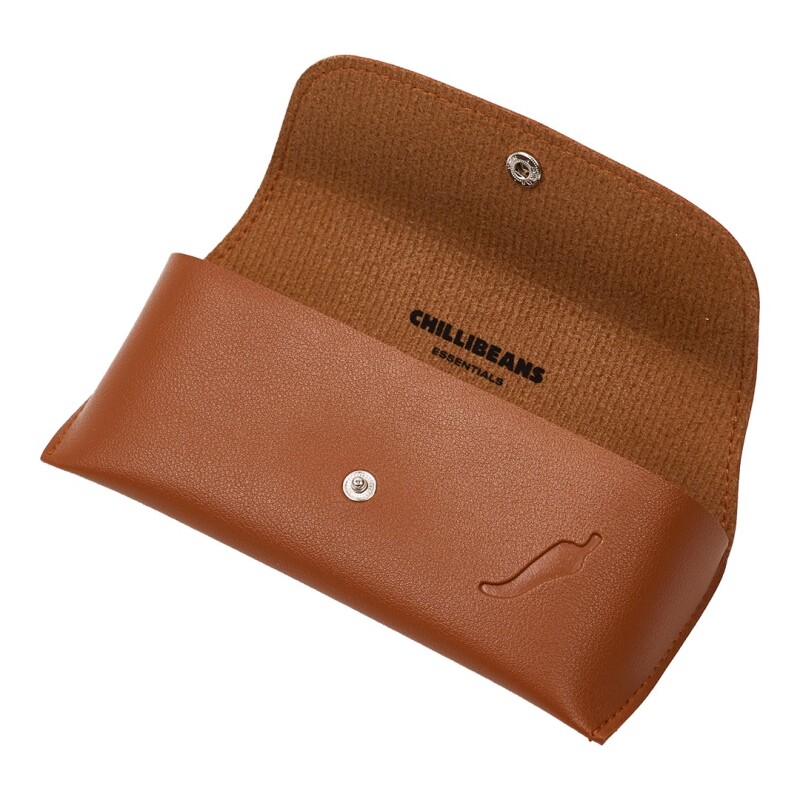 Estuche para lentes Chilli Beans Marrón claro