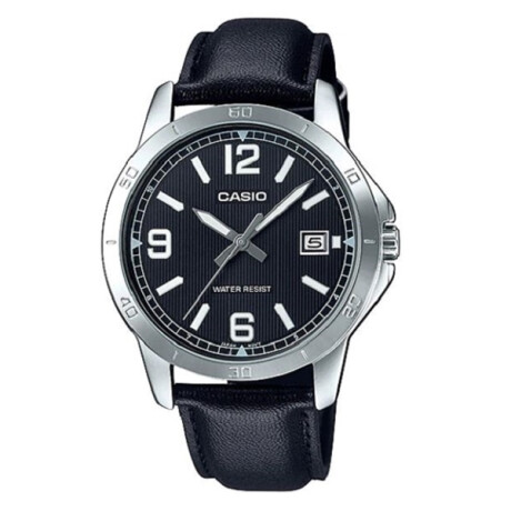 Reloj Casio Clásico Mujer Cuero Negro 0