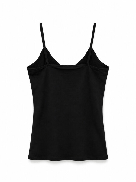 MUSCULOSA SEAMLESS NEGRO