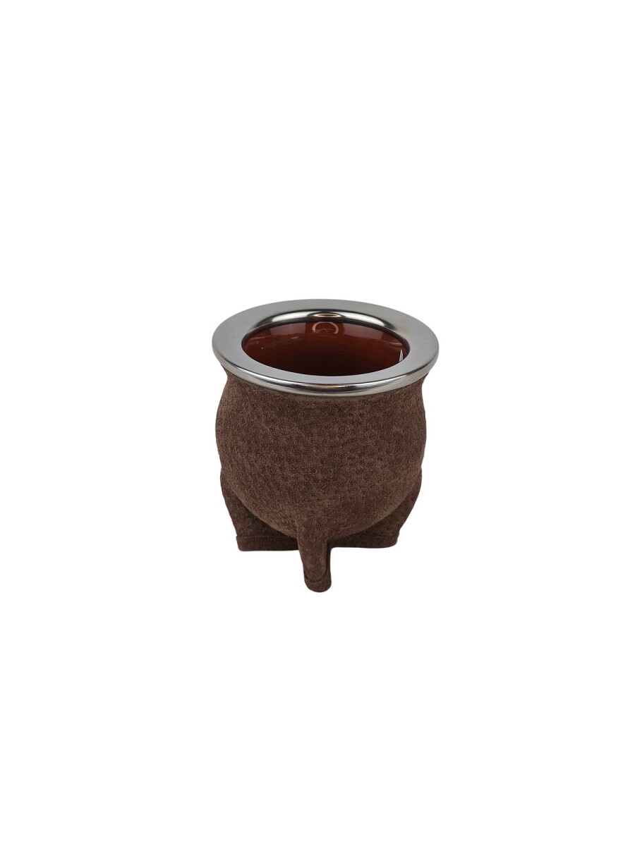 Mate Ceramica pecari - Chocolate 