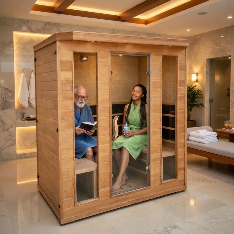 CCN SALA DE SAUNA INFRARROJO PARA 4 PERSONAS Ccn Sala De Sauna Infrarrojo Para 4 Personas