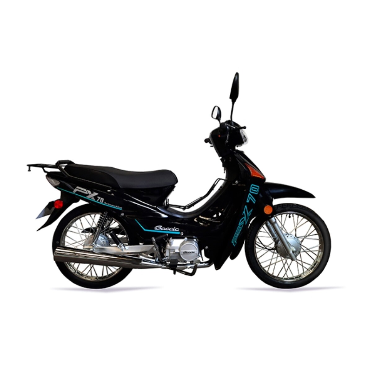 Moto Baccio Cub Px70cc - Negro 