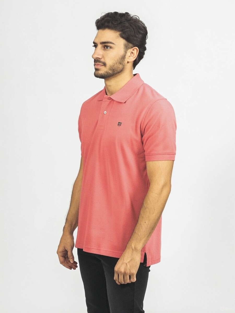 Remera Piqué - Coral 