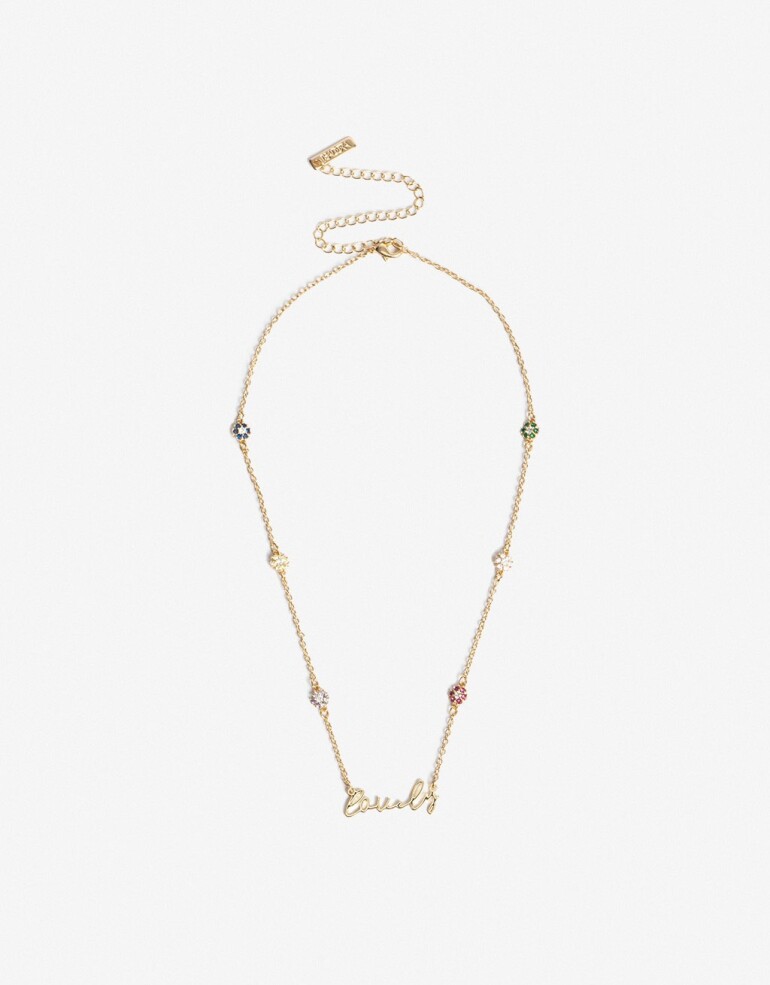 Collares Cortos Metal Collar Corto Lovely - Dorado