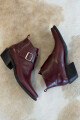 Botin nacha Bordeaux