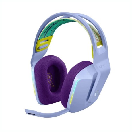 Auriculares Gamer Inalámbricos LOGITECH G733 BT 20Hrs - Lila Con Luz Auriculares Gamer Inalámbricos LOGITECH G733 BT 20Hrs - Lila Con Luz