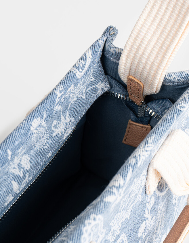 City Denim Cartera City Denim Paisley - Azul Gastado