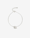 Pulseras Flexibles Strass Pulsera Plata 925 Con Cubic - Plateado