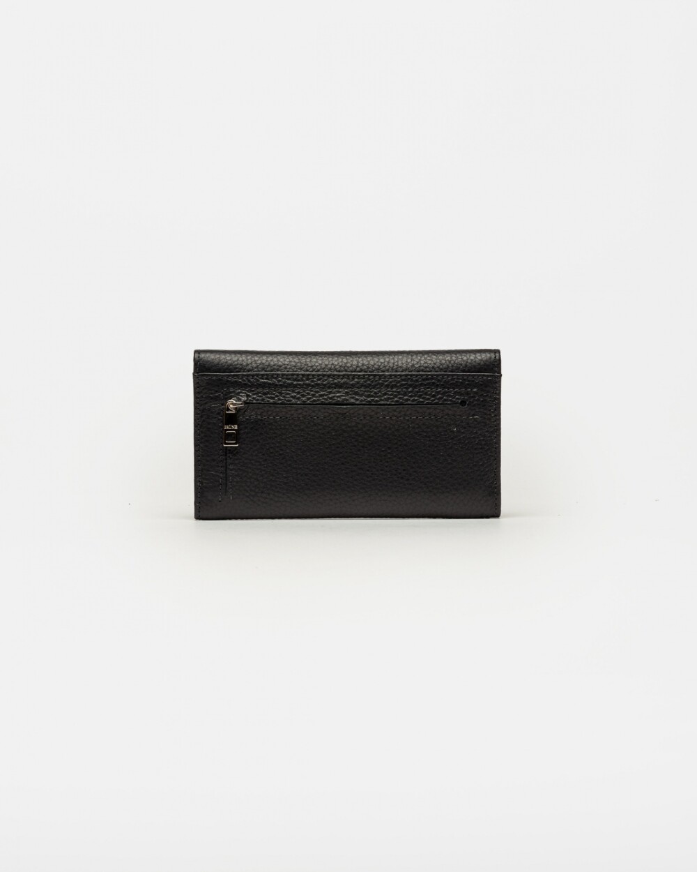 Billetera Katy en cuero graneado Negro