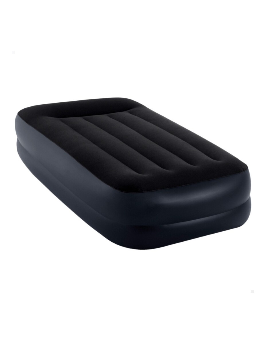 INTEX COLCHON SOMMIER DURA-BEAM BASICO FIBER-TECH CON BOMBA 1 PLAZA TWIN 