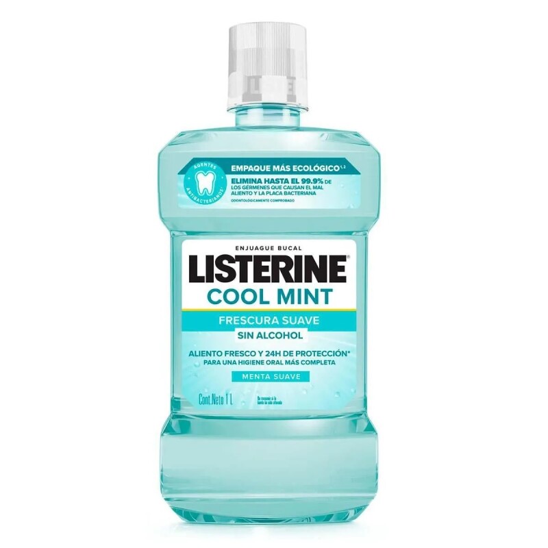 Enjuague Bucal Listerine Zero Menta Suave 1 Lt. Enjuague Bucal Listerine Zero Menta Suave 1 Lt.