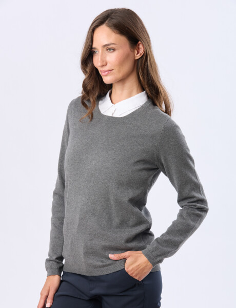 BUZO TEJIDO CLÁSICO Gris Oscuro