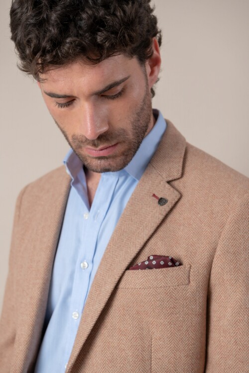 Saco Harries classic fit Camel
