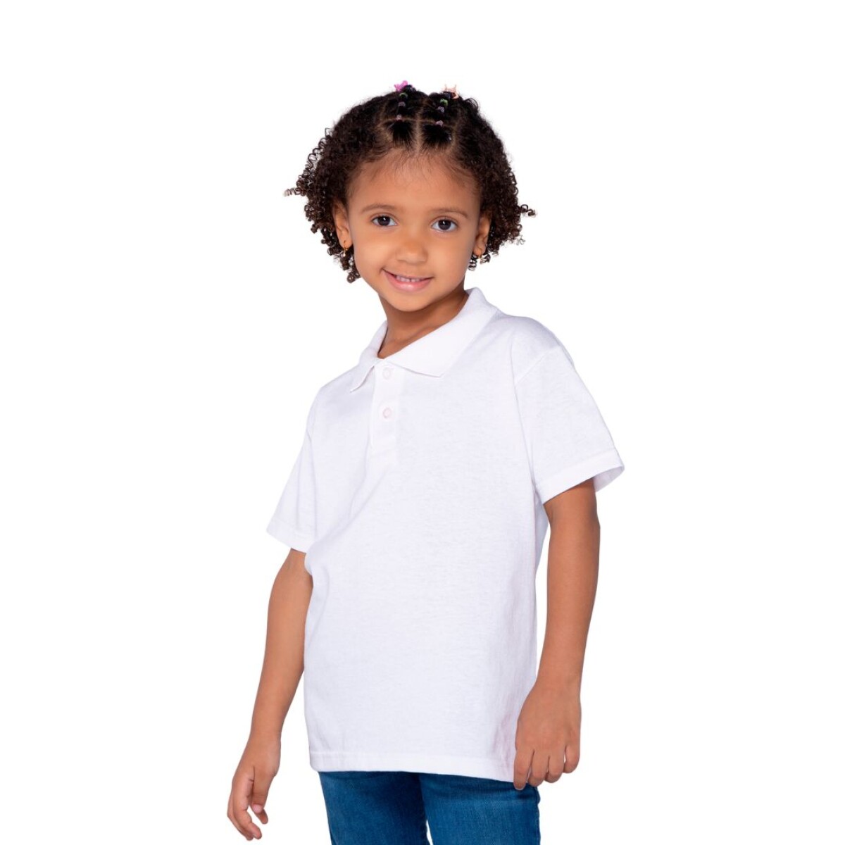 Remera chomba algodón niño - Blanco 