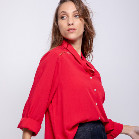 CAMISA JILLEN Rojo Oscuro