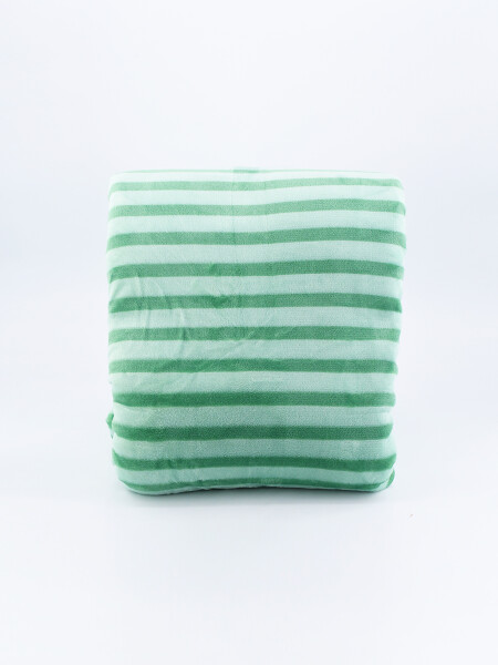 MANTA SHERPA PRINT 2 PLAZAS VERDE