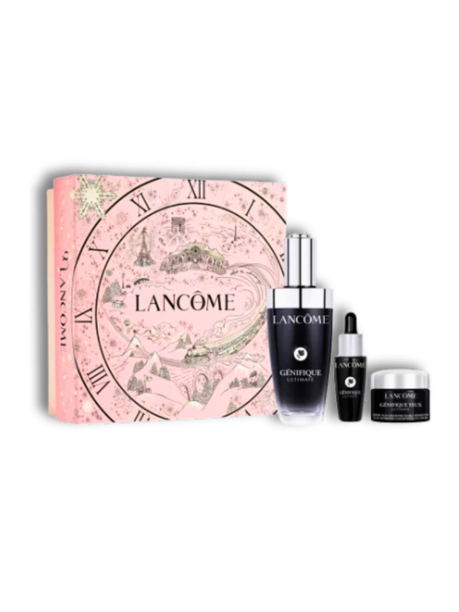 Set Lancome Genifique Ultimate serum 50ml+ serum 10ml+ Cr ojos 