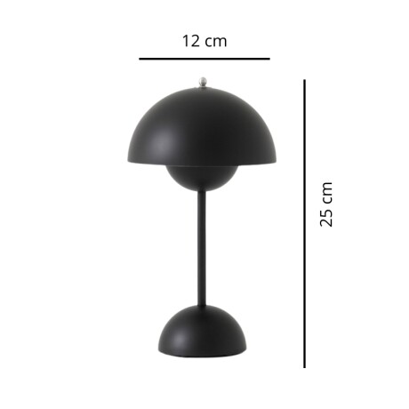 LAMPARA DE MESA RECARGABLE KERS Lampara De Mesa Recargable Kers Negra