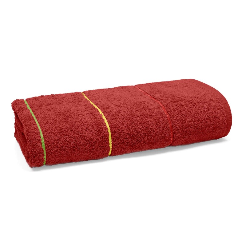 Toalla de Baño Gigante 81x150 Jacquard Capri Summer Marsala