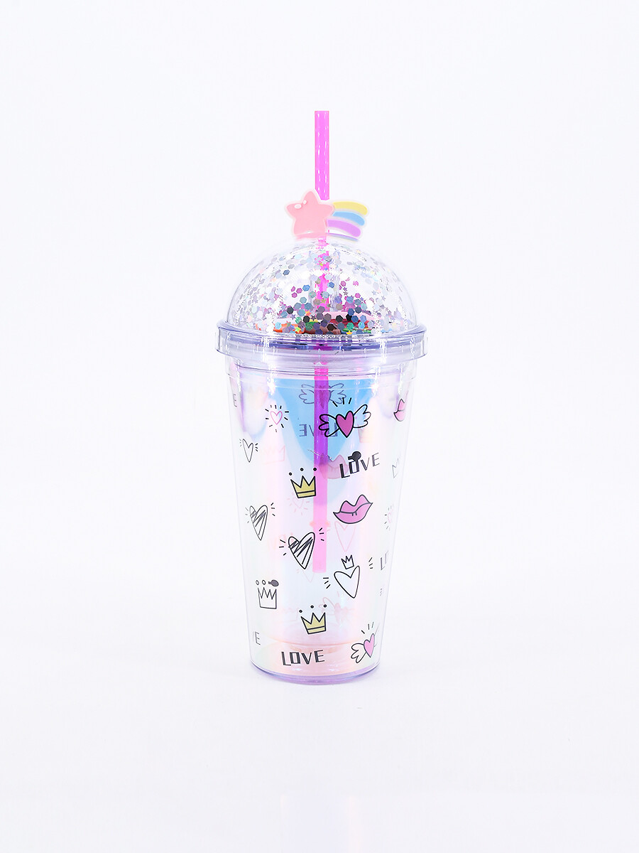 VASO KISS - PLATEADO 