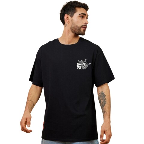 T-SHIRT M/C XS-XXL NEGRO