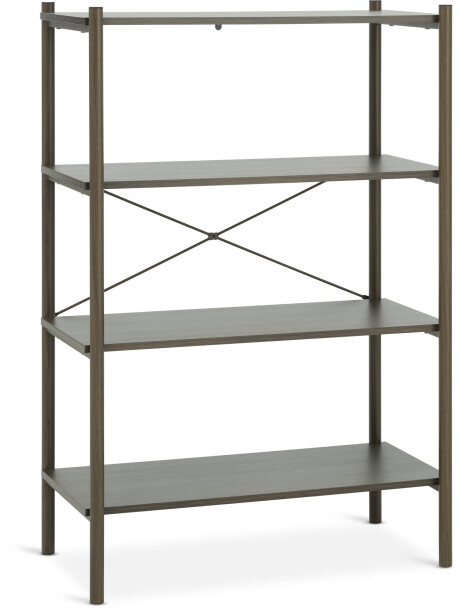 Estantería LINDVED 4 estantes roble oscuro Estantería LINDVED 4 estantes roble oscuro