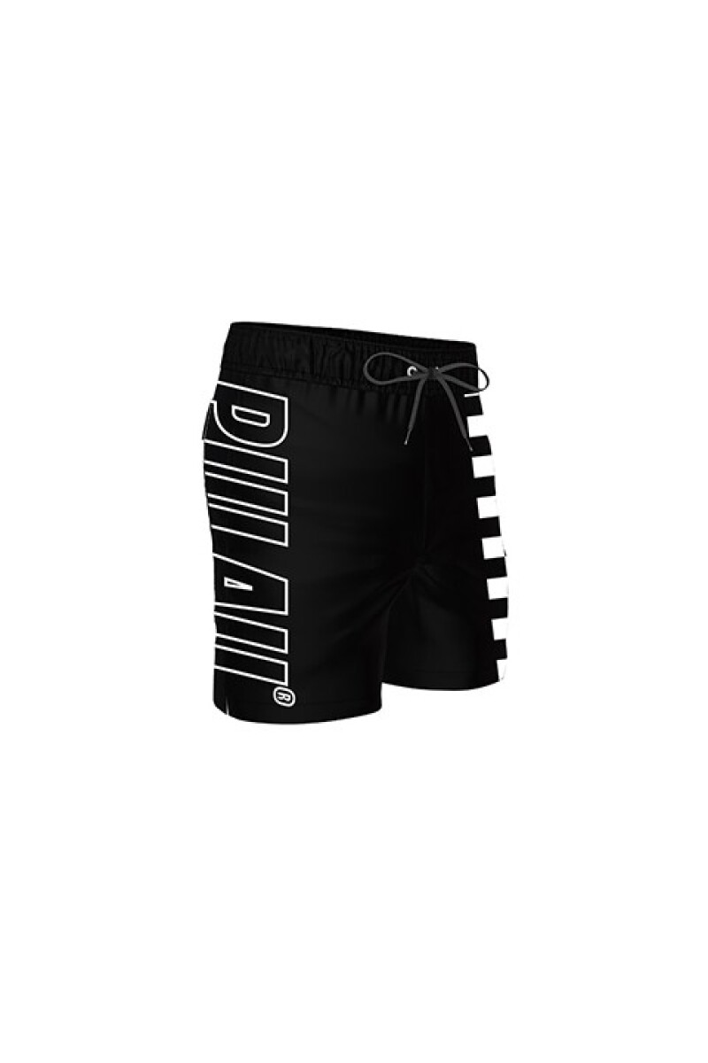 Short Pulau Checker - Negro 