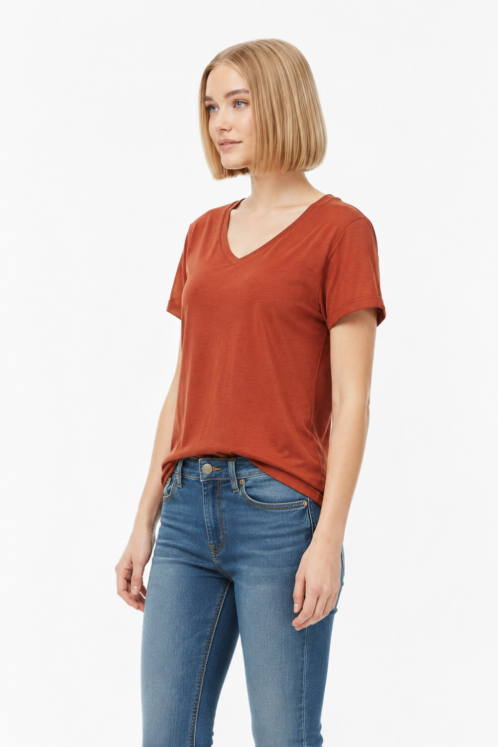 Remera Cordata Terracota