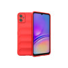 Protector Samsung Galaxy A05 engomado con textura color rojo Protector Samsung Galaxy A05 Engomado Con Textura Color Rojo