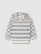 Sudadera Rayas Crudo